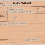 DR - Telegramm Goslar - Halle 1941 (Vordruck Halle)