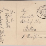DR - Bahnpost Gera-Weischlitz Zug 2177 Drucksachenkarte Rosenberg - Stetten 1929