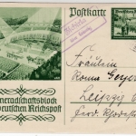 DR - Zschirla ü. Leisnig, Landpost-Ra2 a. 6 Pfg. Sonder-GA-Karte n. Leipzig 1941