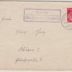 DR - Gorknitz ü. Heidenau (Sachsen), Landpost-Ra2 a. Brief n. Wien 1941
