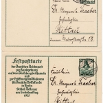 DR - Reichenau (Sachsen) 1935, 2 versch. 6 Pfg. Sonder-GA-Karten n. Zittau