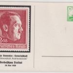 DR - Freital Briefmarken-Werbeschau 1938, 5 Pfg. Privat-GA-Karte, ungebraucht