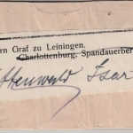 Österreich - 5 H. Privat-GA-Streifband+Zusatz/Alpenverein Wien - Charlottenburg