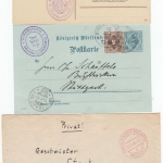Württemberg/All.Bes. - Sindelfingen, 4 Heimatbelege ex 1907-1946