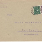 Württemberg/All.Bes. - Sindelfingen, 4 Heimatbelege ex 1907-1946
