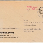 All.Bes. - Leutkirch 1945/46, Gebühr bezahlt, Brief/Doppelbrief/Karte - 3 Belege