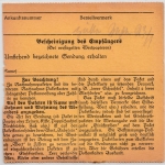 DR - Remscheid-Vielinghausen 1943, Gebühr bezahlt, Paketkarte/Selbstbucher n.