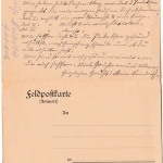 Bayern - Rieschweiler 1915, K1 a. Feldpostkarte m. Antwortteil ins Feld