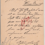 DR - Königssee (Thürigen) 1888, KOS a. 5 Pfg. GA-Karte n. Dresden