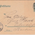 DR - Kleinwelka 1906, kl. K1 a. 5 Pfg. GA-Karte n. Bautzen