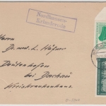 DDR - Nordhausen Krimderode, Landpost-Ra2 a. Karte n. Deutenhofen 1958