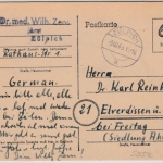All.Bes. - 6 Pfg. Aushilfs-GA-Karte, Zülpich - Elverdissen 3.10.45