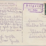 DR - Hilgert ü. Höhr, Landpost-Ra2 a. Karte Essen 1934