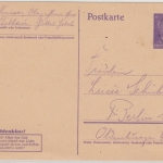 DR - 6 Pfg. AH GA-Karte/"Faßt Kohlenklau", Zittau - Berlin 1943