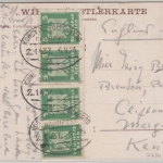DR - Bahnpost Konstanz-Offenburg Z. 1437, Karte n. ENGLAND, Konstanz 1924