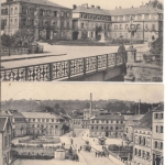 Rheinland-Pfalz - Zweibrücken, Herzogsplatz - 2 versch. sw-AK gelaufen 1906/1910