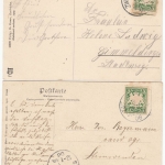 Rheinland-Pfalz - Zweibrücken, Herzogsplatz - 2 versch. sw-AK gelaufen 1906/1910