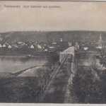 Bayern - Obernburg, Gesamtansicht, sw-AK gelaufen/Bahnpost 1915