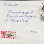 BRD - Buckenhof Post Erlangen, Einschreibebrief n. Nürnberg 1979