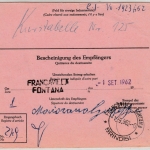 BRD - 80 Pfg. Kleist, Postanweisung n. ITALIEN, Bramstedt - Brindisi 1962