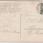 Niedersachsen - Cuxhaven, Telegraphengebäude u. alter Hafen, sw-AK gelaufen 1906