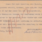 All.Bes. - Stade 6.7.45, Gebühr bezahlt, Karte n. Assel