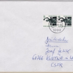 Berlin - 2x60 Pfg. SWK (C/D Paar), Briefdrucksache n. TSCHECHIEN, Berlin 1991 n.