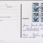 Berlin - 2x10/10 Pfg. SWK ( C/D-Paare), Ortskarte Berlin 1990
