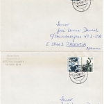 Berlin - 10+60 Pfg. SWK Zusammendrucke, (C+D), 2 Briefe/VGO-Tarif n. SPANIEN