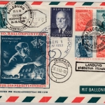Österreich - 10. Ballonpostflug Salzburg 1953, Privat-GA-Umschlag + Zusatz