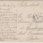 Polen - Lodz, Evangelische St. Johannis Kirche, sw-AK, gelaufen/Feldpost 1915