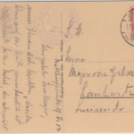 DR - Posthilfstelle Mummelsee, Nebnstpl. a. Karte v. Seebach (Amt Achern) 1918