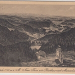 DR - Posthilfstelle Mummelsee, Nebnstpl. a. Karte v. Seebach (Amt Achern) 1918