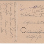 All.Bes. - Kappelrodeck 1948, Gebühr bezahlt Rpf., L1 a. Osterkarte n. Oberursel