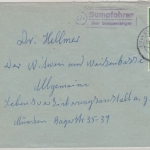 BRD - (17a) Sumpfohren ü. Donaueschingen, Landpost-Ra2 a. Brief n. München 1961