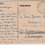 All.Bes. - Bräunlingen ü, Donaueschingen, Gebühr bezahlt/Port paye, Karte 1947