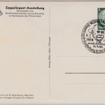 DR - Zeppelinpost-Ausstellung Konstanz 1938, 6 Pfg. Privat-GA-Karte + SST