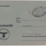 All.Bes. - Konstanz 24.9.48 Gebühr bezahlt "024Ba", Brief n. Fürth