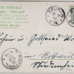 DR - Beuron 1903, K1 a. Karte n. Rottweil