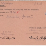 FZ-Allg. - Herdwangen ü. Pfullendorf 1947, Poststelle I Karte n. Weil