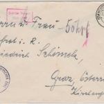 All.Bes. - Neustadt (Schwarzwald) 1947, Gebühr bezahlt, Ra2 Zensurbrief n.