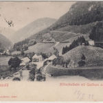 Baden-Württemberg - Gasthaus z. Sternen m. Höllenthalbahn, sw-AK Hinterzarten