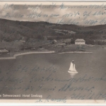 DR - Bahnpost Titisee - Seebrugg Z.1942, Karte Seebrug n. München 1942