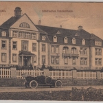Baden-Württemberg - Emmendingen, Städt. Krankenhaus, sw-AK, gelaufen ca. 1920