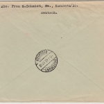 All.Bes. - Kandern 1946, Einschreibebrief/bar frankiert n. Dortmund