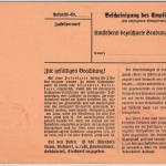 DR - Lörrach 1 Bezahlt, Paketkarte/Selbstbucher (Textilmanufaktur Haagen) 1944