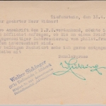 FZ/Allg. - 24+5+2x8 Pfg. Wappen, Karte i.d. SCHWEIZ, Tiefenbach ü. Albbruck 1947