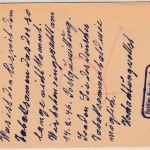 FZ/Allg. - (17a) Hartschwand ü. Albbruck, Landpost-Ra2 a. 6 Pfg. GA-Karte+Zusatz