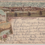 Baden-Württemberg - Munderkingen, farb. Gruss aus Mehrbildlitho (Gasthof etc.)