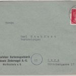 DR - Weissenfels 3 - 31.1.45, Brief n. Gera, ohne Inhalt
